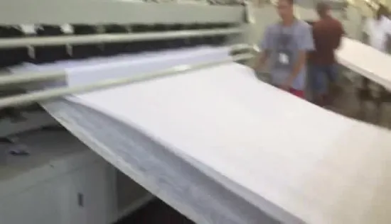 Máquina de acolchado ultrasónico completo con corte y sellado para cuero