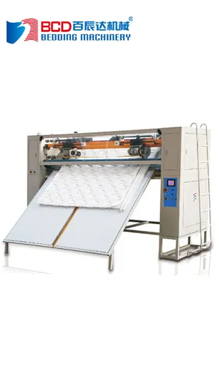 Máquina de acolchado y bordado multiagujas usada de 380 V/50 Hz para colchones