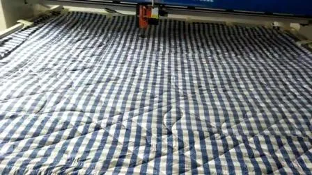 Máquina de acolchado multiagujas de segunda mano para la industria/máquina de coser ropa de cama. Fabricantes de máquinas de acolchado flexibles de una sola aguja con puntada de cadena.