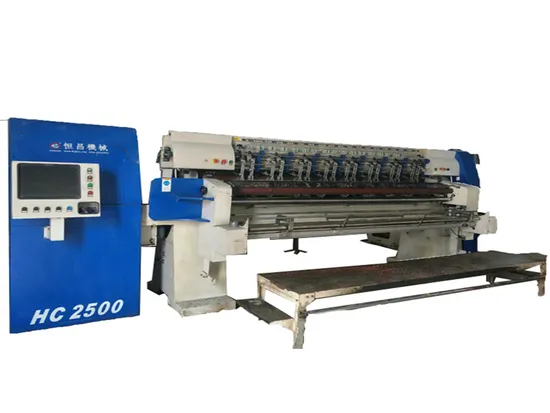 Máquina de acolchado multiagujas de puntada de cadena usada Hc2500